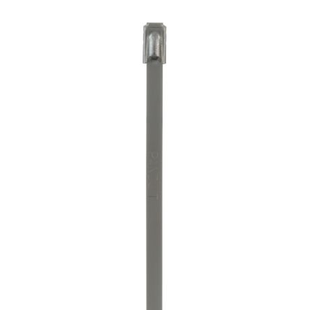 Panduit Cable Tie Assemblies, , 201mm x 4.6 mm, Metallic 304 Stainless Steel, Pk-100 [MLT2S-CP]; 301-888