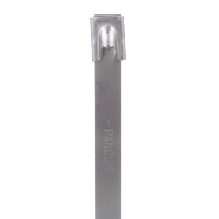 Panduit Cable Tie Assemblies, , 362mm x 7.9 mm, Metallic 304 Stainless Steel, Pk-50 [MLT4H-LP]; 301-894