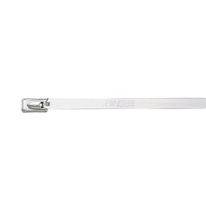 Panduit Cable Tie Assemblies, , 362mm x 4.6 mm, Natural 304 Stainless Steel, Pk-50 [MLT4S-L]; 301-901