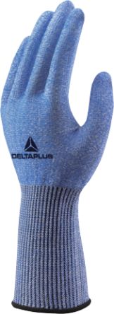 Delta Plus VENICUTD00 Blue, White Cut Resistant Work Gloves, Size 11, Uncoated Coating [VECUTD00BL11]; 302-298