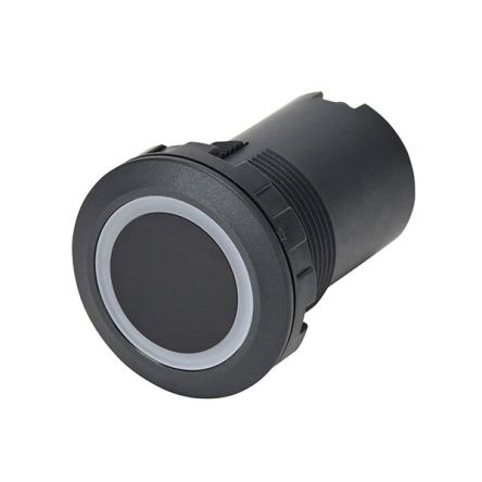 Idec CW Series Illuminated Push Button Switch, Panel Mount, 22.3mm Cutout, Blue, White LED, 24V dc, IP65, IP67 [CW1H-DM1NSPW-C]; 302-490