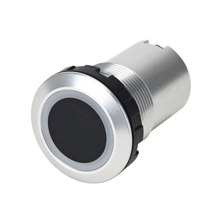 Idec CW Series Illuminated Push Button Switch, Panel Mount, 22.3mm Cutout, Blue, White LED, 24V dc, IP65, IP67 [CW4H-DM1NSPW-C]; 302-492