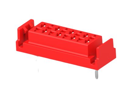 TE Connectivity Micro MaTch Industrial Series PCB Connector, 8-Contact, 1.27mm Pitch, Board Mount, 2-Row, Through Hole [338068-8]; 302-516