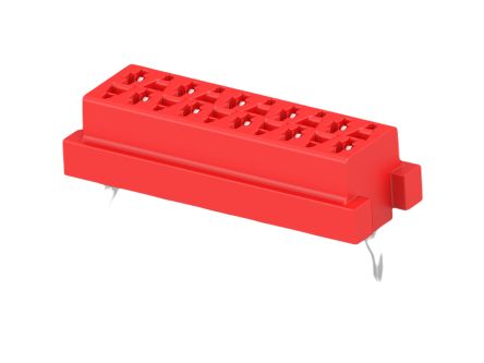 TE Connectivity Micro-MaTch Industrial Series PCB Connector, 10-Contact, 1.27mm Pitch, Board Mount, 2-Row, Through Hole [1-215079-0]; 302-524