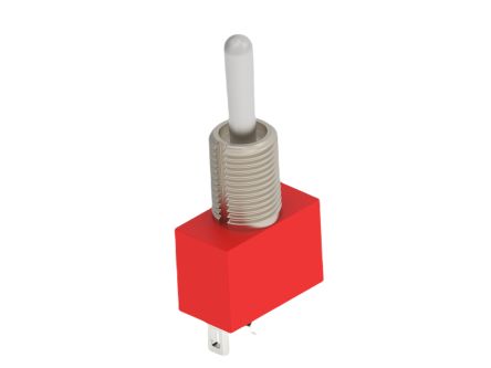TE Connectivity Toggle Switch, Panel Mount, (On)-(On), SPDT, Wire Lug Terminal, 28 V ac/dc, 125 V ac/dc [4-1825136-9]; 302-526