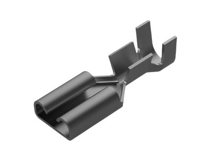 TE Connectivity, FASTIN-FASTON 187 Crimp Link Splice Connector, Grey, Uninsulated, Pre-Tin 20 → 15 AWG [280919-4]; 302-579