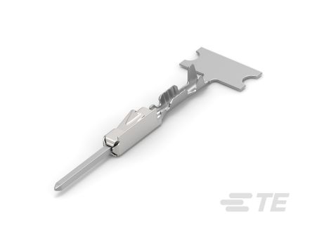 TE Connectivity MQS Silver Uninsulated Spade Connector, Tab Terminal, 63mm Tab Size [1355719-1]; 302-581