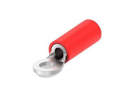 TE Connectivity, PIDG Ring Terminal, M2.5mm Stud Size, Red [320553]; 302-590