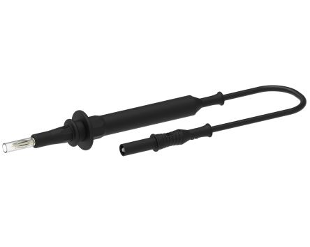 Electro PJP Spring Loaded Test Probe, 4mm Tip, 1kV, 4mm Socket, 20A [4932-IEC-120N]; 302-701