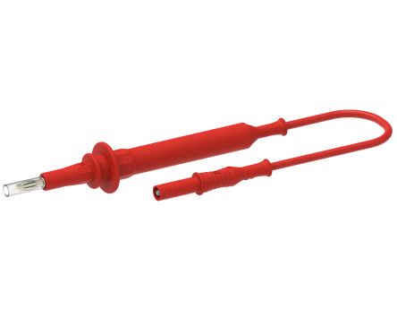 Electro PJP Spring Loaded Test Probe, 4mm Tip, 1kV, 4mm Socket, 20A [4932-IEC-120R]; 302-702