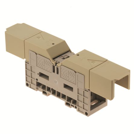 Weidmüller 1049240000 WFF Series Beige, 6 → 150mm², 1-Level, Threaded Stud Termination [1049240000]; 303-124