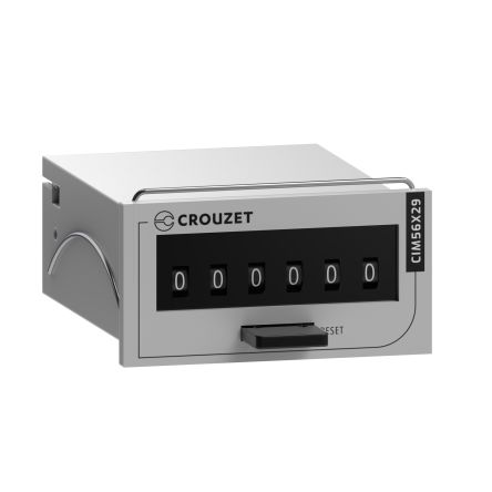 Crouzet CIM Impulse Counter, 6 Digit Mechanical, 110 V dc [99774616]; 303-151