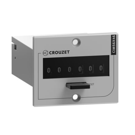 Crouzet CIM Impulse Counter, 6 Digit Mechanical, 48 V dc [99775615]; 303-168