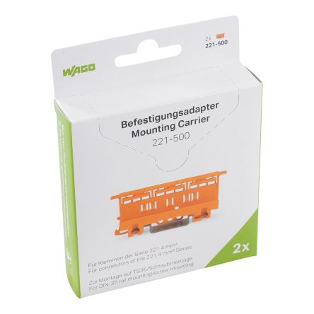 WAGO, 221 Mounting Carrier for use with Terminal Bloack [221-500/995-002]; 303-332