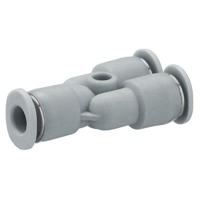 EMERSON ? AVENTICS QR1-S-MYK Series Y Fitting, Push In 4 mm to Push In 4 mm, Push-in Connection Style, R412005430 [R412005430]; 303-482