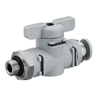 EMERSON ? AVENTICS Locking Shut-Off Valve Manual Blocking Of Air Supply Ball Valve QR1-BGS Series, G 1/4, 1/4in, [R412005493]; 303-499