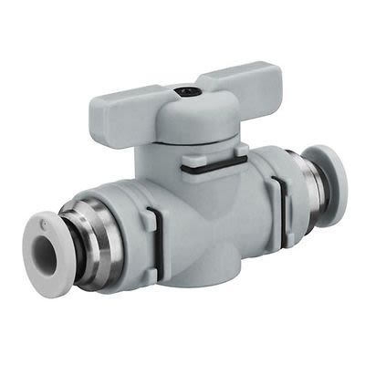 EMERSON ? AVENTICS Locking Shut-Off Valve Manual Blocking Of Air Supply Ball Valve QR1-BSK Series, Push In 6 mm, 2.5mm, [R412005502]; 303-502