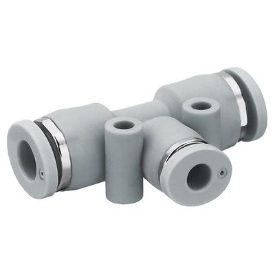 EMERSON ? AVENTICS QR1-S-RTK Series T Fitting, Push In 12 mm to Push In 10 mm, Push-in Connection Style, R412005032 [R412005032]; 303-636
