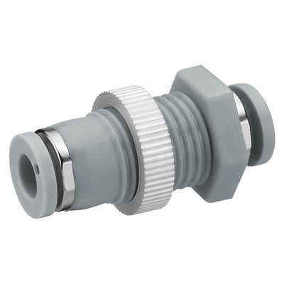 EMERSON ? AVENTICS QR1-S-RSC Series Bulkhead, Push In 10 mm to Push In 10 mm, Push-in Connection Style, R412005054 [R412005054]; 303-641