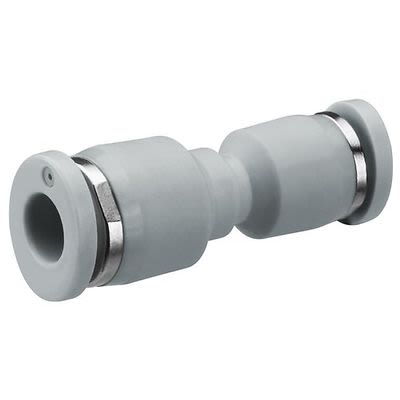 EMERSON ? AVENTICS QR1-S-RSR Series Straight Fitting, Push In 8 mm to Push In 6 mm, Push-in Connection Style, R412005062 [R412005062]; 303-642
