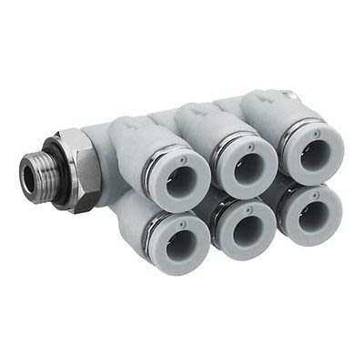 EMERSON ? AVENTICS QR1-S-RW6 Series, G 3/8 to Push In 8 mm, Threaded-to-Tube Connection Style, R412005195 [R412005195]; 303-658