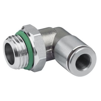 EMERSON ? AVENTICS QR2-C-RVT Series Elbow Fitting, G 1/4 to Push In 8 mm, Threaded Connection Style, R412005616 [R412005616]; 303-695
