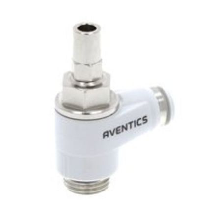 EMERSON ? AVENTICS CC04 Series Tube Flow Valve, 4mm Tube Inlet Port x G 1/8 Outlet Port, 0821200192 [0821200192]; 303-715