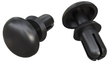 RS PRO Nylon Snap Rivet, 2.6mm [0]; 304-211