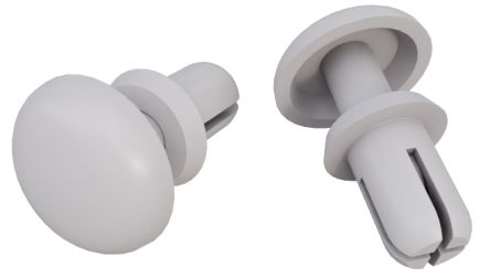 RS PRO Nylon Snap Rivet, 3mm [0]; 304-221
