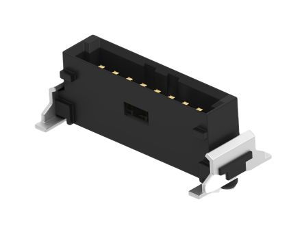 ERNI ERNI MiniBridge Series Vertical Board PCB Header, 8 Contact(s), 1.27 mm Pitch, 1 Row(s), Shrouded [284699-E]; 304-803