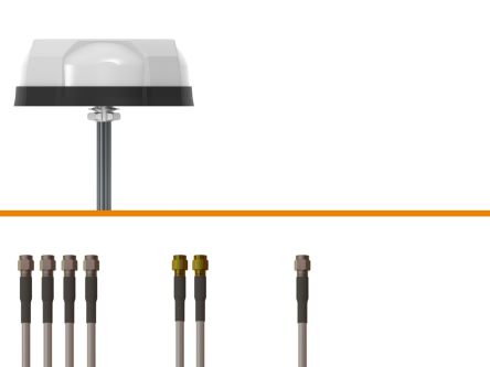 TE Connectivity L000434-09 Dome Multiband Antenna with SMA, SMA RP Connector [L000434-09]; 304-934