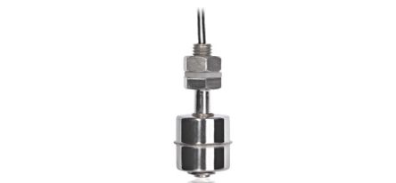 RS PRO Float Switch Level Sensor, NO Output, Vertical, Stainless Steel Body [0]; 307-107
