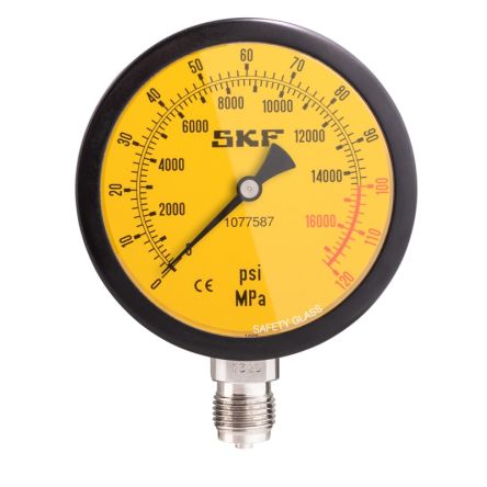 SKF G 1/2 Analogue Pressure Gauge 100mPa Bottom Entry 110mm Outside Diameter [1077587]; 308-546