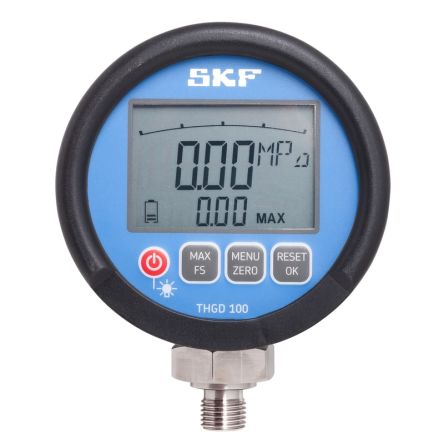 SKF G 1/4 Digital Digital Pressure Gauge 100mPa Bottom Entry 79mm Outside Diameter [THGD 100]; 308-633