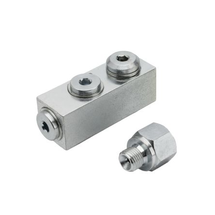 Double outlet adapter for 728619 E [728619 E-4]; 308-750