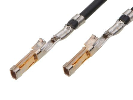 Molex Female SL to Female SL Pre-Crimped Lead, 450mm, 24AWG, Black [2196801225]; 309-027