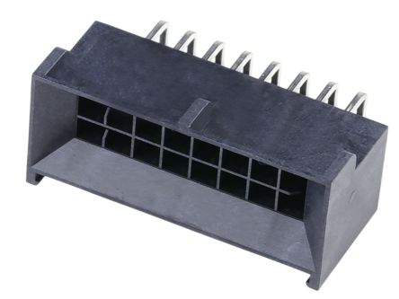 Molex 219637 Series Right Angle Through Hole PCB Header, 14 Contact(s), 2.5 mm Pitch, 2 Row(s), Shrouded [2196371414]; 309-110