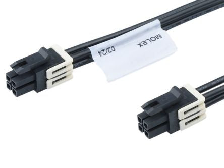 Molex 4 Way Female Micro-Fit+ to 4 Way Female Micro-Fit+ Cable assembly, 300mm [2261991043]; 309-182