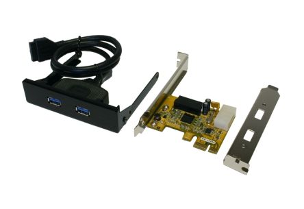 Exsys 2 Port PCIe USB 3.2 Serial Card [EX-11099-2]; 309-420