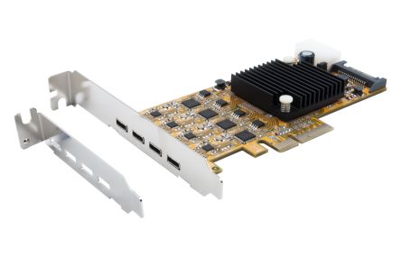 Exsys 4 Port PCIe USB 3.2 Serial Card [EX-11495]; 309-422