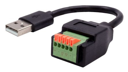 Exsys Terminal Block USB A Male Interface Adapter [EX-49129]; 309-447