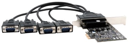 Exsys 4 Port PCIe RS232 Serial Card [EX-46024]; 309-469