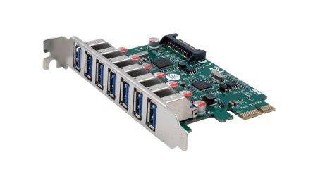 Exsys 7 Port PCIe USB Serial Card [EX-11088-2]; 309-475