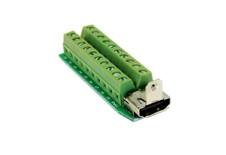 Exsys D-sub Female to Terminal Block Interface Adapter [EX-49065]; 309-491