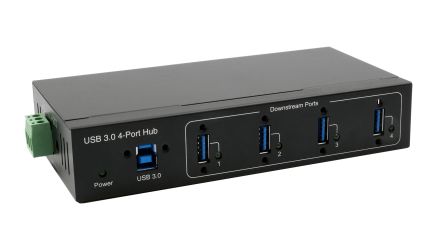 Exsys 4 Port USB 3.2  Hub, USB Bus Powered, 158 x 80 x 32mm [EX-11224HMVS]; 309-503