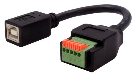 Exsys Terminal Block USB B Female Female Interface Adapter [EX-49130]; 309-517