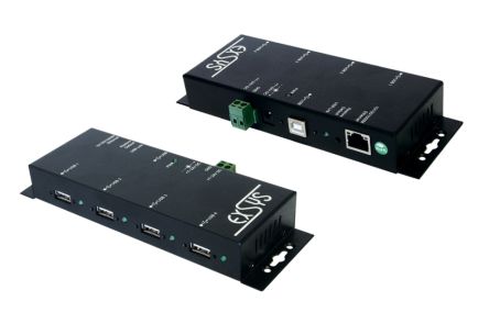 Exsys Ethernet USB A Female Female to RJ45 Interface Adapter [EX-6002]; 309-551
