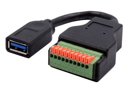 Exsys Terminal Block USB A Female Interface Adapter [EX-49126]; 309-573