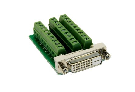 Exsys D-Sub 25-Pin Female Female to Terminal Block Interface Adapter [EX-49050]; 309-601