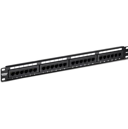 Trendnet TC Series Cat6 24 Port Patch Panel Unshielded Black [TC-P24C6]; 309-633